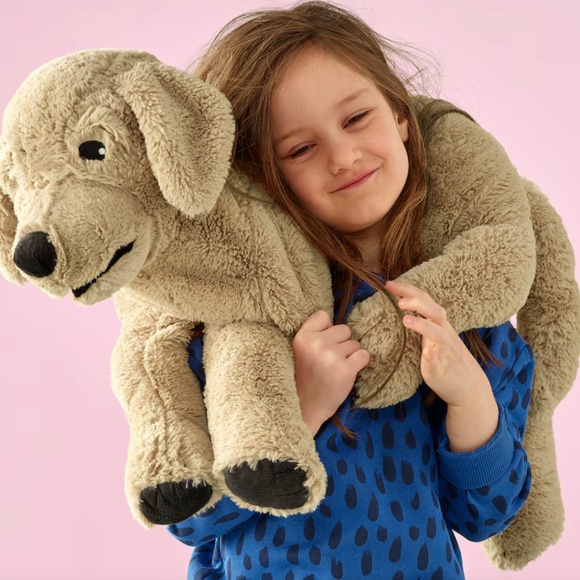 Ikea Gosig Golden Retriever Floppy Plush Dog Stuffed Animal 27.5” - Picture 4 of 12